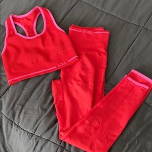 Soulcycle bra/legging set